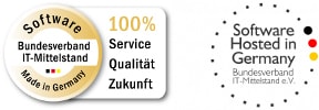 Software made in Germany - Software hosted in Germany - Bundesverband IT-Mittelstand - 100% Service, Qualität, Zukunft