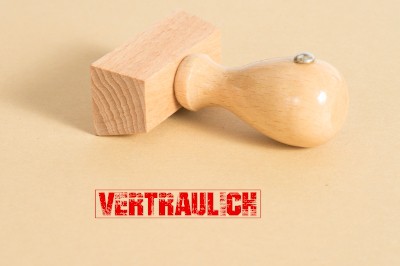 Vertraulich-Stempel