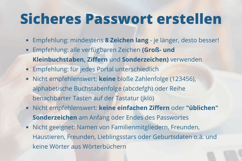 Tipps: Sicheres Passwort erstellen