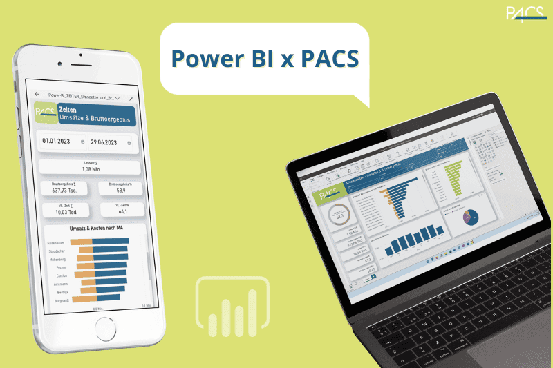 PACS Software - Projektberichte mit Power BI