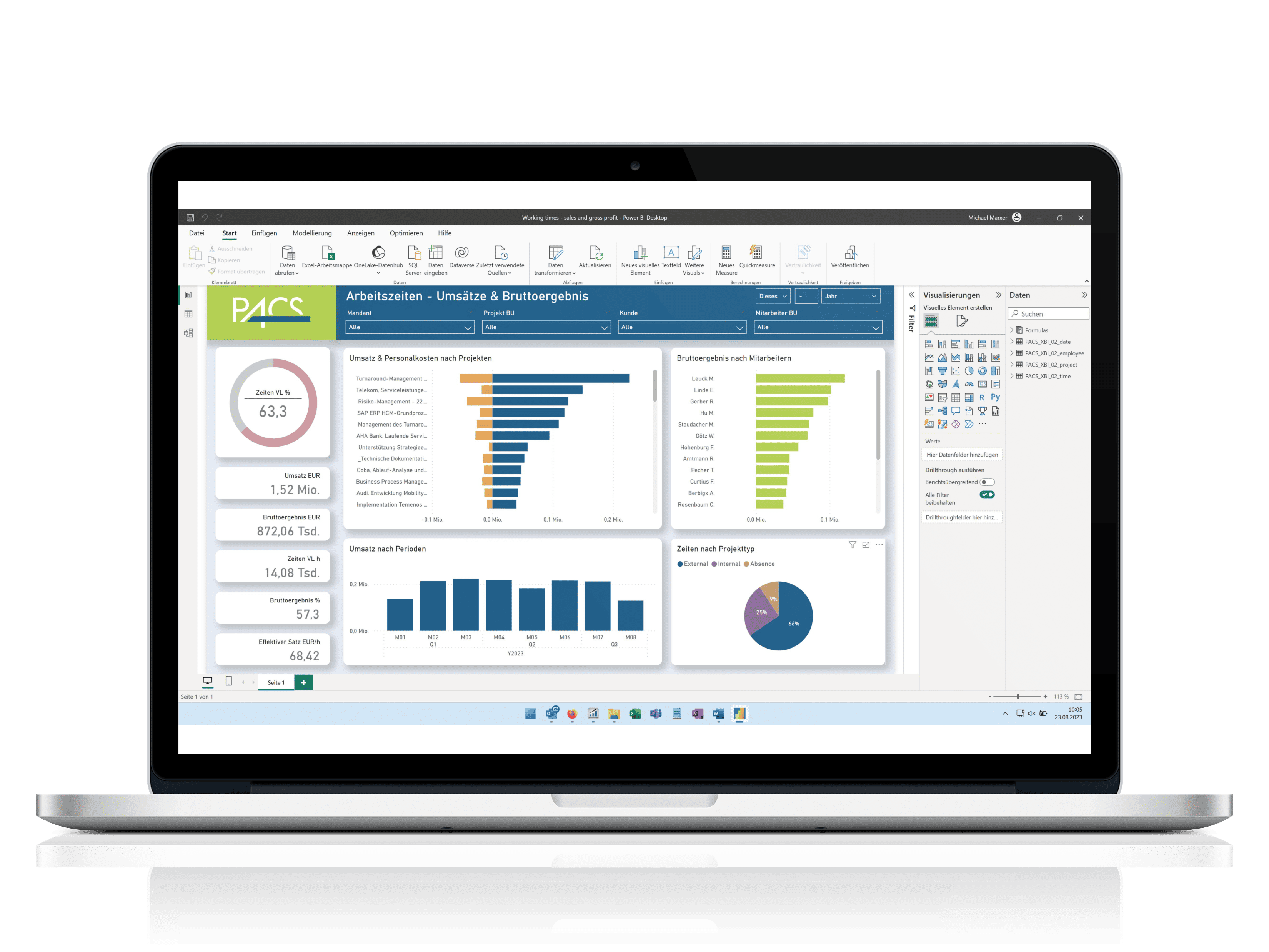 PACS Software: Webservice Reporting mit Power BI