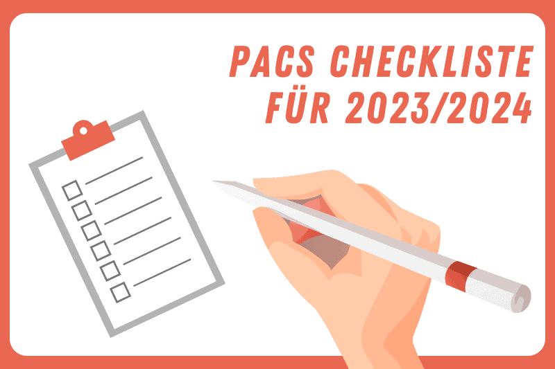 PACS Checkliste für 2023/2024