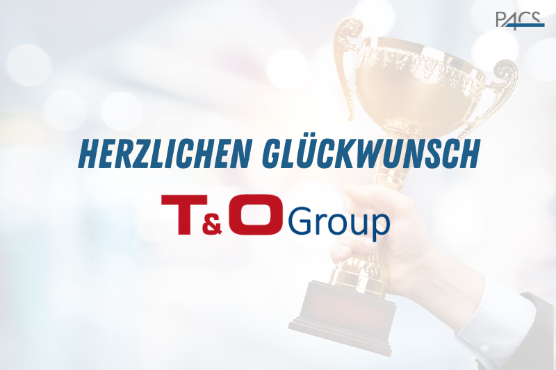 Preisverleihung Bayerns Best 50: T&O Group erhält Auszeichnung von Wirtschaftsminister Hubert Aiwanger – PACS Software gratuliert als Projektcontrolling-Partner.
