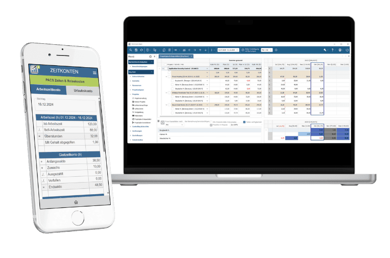 PACS Software für Projektcontrolling und Projektprozesse