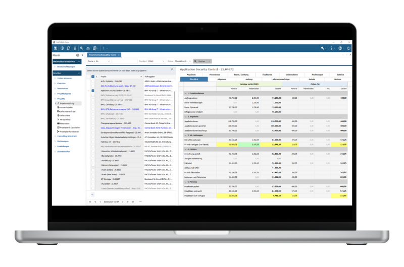 PACS Software - Projektprozess inklusive Projektverwaltung