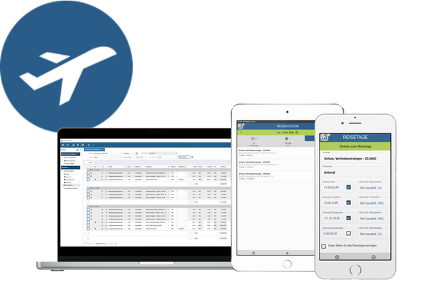 PACS Software – Reisekosten Reisekosten erfassen und Reisekostenabrechnung mit PACS Software