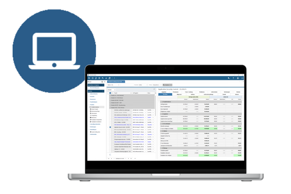PACS Software – Rich Client Nutzen Sie alle PACS Funktionen im Rich Client der Projektsoftware von Projektakquise über Zeiterfassung & Reisekostenabrechnung bis Projektabrechnung