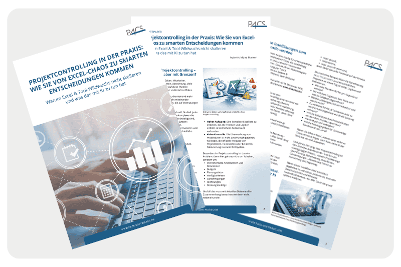 PACS Software - Whitepaper zu Projektcontrolling & Excel