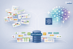 PACS Software konsolidiert verteilte Projektdaten aus Excel-Tabellen zu einer zentralen Datenbasis als Grundlage für KI